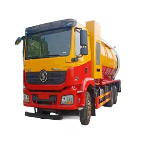 Used shacman 20cbm 20000liters Vacuum Suction Machine Truck Septic Tank Truck Sewage Suction Cleaning Truck