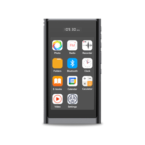 HBNKH Lettore Musicale Digitale MP3 <span class=keywords><strong>MP4</strong></span> Portatile con Grande Batteria, Bluetooth e Funzioni Multiple per Uso Professionale - Product Image 1