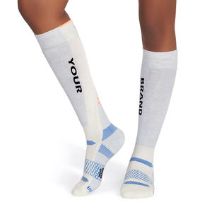 גרבי סקי חמים, גרבי סנובורד, גרבי החלקה, גרבי דחיסה לסקי עד הברך, גרבי סקי תרמיים ארוכים בהתאמה אישית - Product Image 5