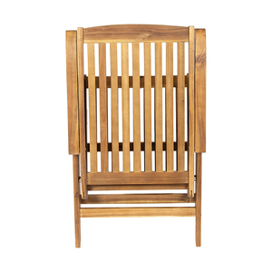 DU'S-juego de dos piezas de silla de jardín de madera maciza ajustable, silla plegable adecuada para balcón, <span class=keywords><strong>terraza</strong></span> o jardín - Product Image 3