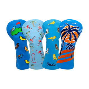 Housse de tête de driver personnalisée avec logo brodé, housse de golf en cuir PU, housse de protection pour driver - Product Image 1