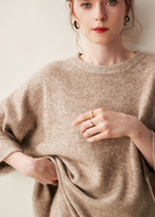 Ensemble de 2 pièces pour femmes, pull en laine tricoté, jupe longue, pull en laine pour femmes
