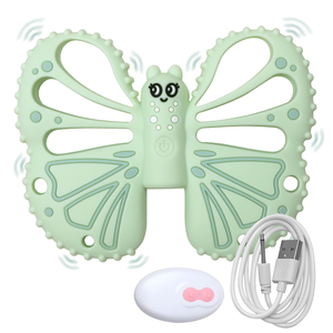 <span class=keywords><strong>Mordedor</strong></span> de Silicona Vibrante con Forma de Mariposa - para Aliviar el Dolor de Dentición del Bebé, Duradero, Fácil de Limpiar, Alivia las Encías en Segundos - Product Image 6