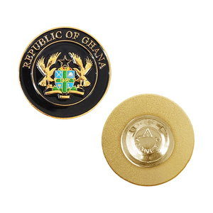 Pins de Solapa Personalizados con la Bandera de Ghana, Insignias Nacionales de Esmalte Suave, Escudo, Orgullo Africano, Broches Conmemorativos, Regalos Patrióticos de Turismo - Product Image 3