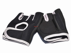 Gants de sport à demi-doigts cyclisme mitaines respirantes Fitness sueur tissu de plongée antidérapant gants d'haltérophilie résistants à l'usure - Product Image 3