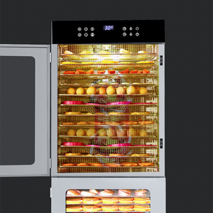 Deshidratador de Alimentos Comercial de Gran Capacidad, 32-40 Bandejas, Secador Vertical de Frutas y Carnes con Puerta Transparente, Multifuncional - Product Image 6