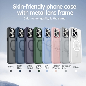 Fundas Magnéticas de Diseño Premium, Resistentes a Impactos, con Acabado Mate, para Teléfonos Móviles, Venta al Por Mayor, para <span class=keywords><strong>iPhone</strong></span> 18, 17, 15 Pro Max - Product Image 5