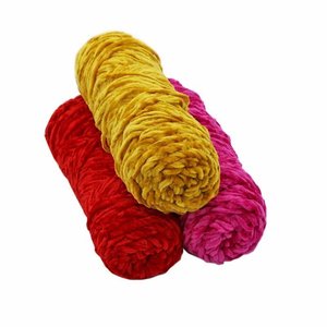 Fil de velours en <span class=keywords><strong>laine</strong></span>/acrylique 3 mm 100 g, fil mélangé écologique pour le crochet et le tricot à la main - Product Image 6