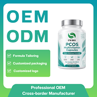 Capsules multivitaminées PCOS de qualité supérieure, formule Myo-Inositol D-Chiro-Inositol, fabricant de capsules multivitaminées PCOS en marque privée