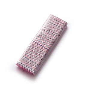 Mini lima de uñas de madera desechable, 5CM, impreso colorido, OEM, regalo promocional - Product Image 2