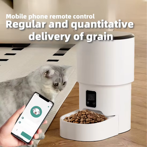 Distributeur automatique de nourriture intelligent connecté 4L avec caméra et contrôle par application Wi-Fi pour chiens et chats - Product Image 1