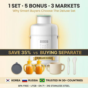 Bebek Pirinç Yağı Tahıl Hazırlama Makinesi Akıllı Pişirici Buharlı Pişirici Blender 25ml Mini Porsiyon Çok Satan - Product Image 2