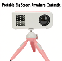 Service de dropshipping : Projecteur LCD mini portable 2025, vente chaude, 50 ANSI Lumens, son SRS, 720P, 3D, home cinéma, projection murale mobile