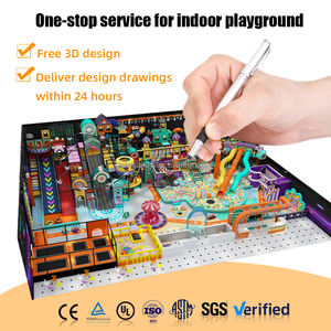 Parco Trampolini Personalizzato, Attrezzature per Aree Gioco al Coperto per Bambini, Grande Parco <span class=keywords><strong>Giochi</strong></span> Commerciale per Centri Commerciali - Product Image 2