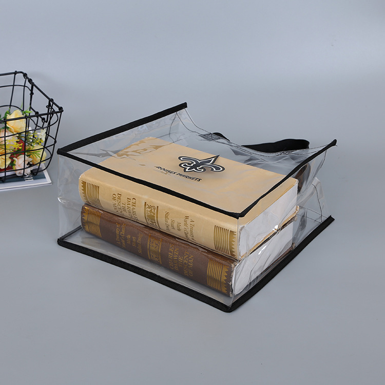 Transparent Clear Pvc Bag With Handle 30cm Reusable Promotional Gifts Daily Life