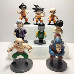Set di Statuette Stile Dragon Ball Q con Goku, Krillin, Maestro <span class=keywords><strong>Roshi</strong></span> e Giocattoli Collezionabili in PVC con Basi per Regalo ai Fan - Product Image 1