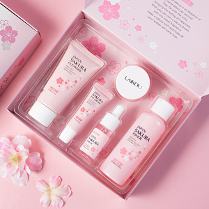 LAIKOU Set de 5 Piezas <span class=keywords><strong>para</strong></span> el Cuidado de <span class=keywords><strong>la</strong></span> <span class=keywords><strong>Piel</strong></span> con Sakura de Japón, Rejuvenecedor, Hidratante, Reduce Líneas de Expresión y Aclara el Tono de <span class=keywords><strong>la</strong></span> <span class=keywords><strong>Piel</strong></span> - Product Image 5