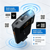 Terminal de lecture RFID UHF portable DT50D à courte portée, écran 5,7 pouces, Octa-core 4+64G, PDA Android, scanner de codes-barres 1D/2D pour l'inventaire