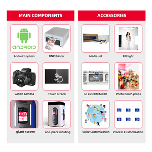 Photobooth All-in-one Vending Machine Photography <strong>Booth</strong> Printable Selfie <strong>Photo</strong> <strong>Booth</strong> with Printer Customized - Product Image 4