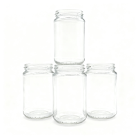 Envase de Almacenamiento Hermético al Vacío de 370 ml, Tarro de Vidrio Personalizable para Alimentos, Suministro Directo de Fábrica