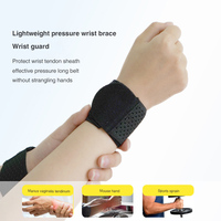 Attelle de poignet en néoprène à alimentation directe d'usine, sangles de soutien respirantes pour le tennis, le fitness et la corde à sauter, protection sportive anti-entorse