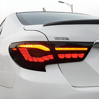 Feux arrière LED KGKB pour Toyota Reiz Mark X 2013-2017 – Style écailles de dragon amélioré avec DRL, feux de freinage et clignotants – Plug & Play