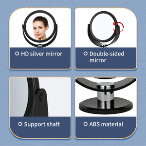 Portable Makeup Mirror Stand 1X/15X Magnification Double Sided 360 Degree Swivel Vanity Mirror - Product Image 3
