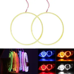 80mm 90mm 105mm 110mm vehicle DRL Flexible Tube Strip led car Daytime Running Lights Turn Signal Angel Eyes Car Styling