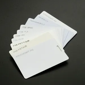 RFID PVC Cards M IFARE Classic 1K 13.56 MHz Chips Blank Black Printed Transparent Inkjet Printable For Business Hotel Door Lock