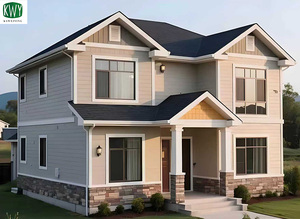 บ้านวิลล่าโครงสร้างเหล็กเบาสมัยใหม่ บ้านสำเร็จรูปพร้อมเหล็กชุบสังกะสี - Product Image 6