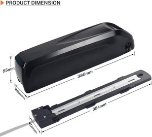 Batterie de vélo électrique 48V 14Ah 672W, pack de batteries pour vélo électrique pliable, batteries externes 36V 52V, boîtier de batterie externe - Product Image 2