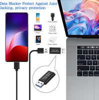 USB-A Datenblocker 2er-Pack Schnellladungs-AC-Adapter für Laptop & Mobiltelefon Anti-Juice-Jacking Sicheres Laden