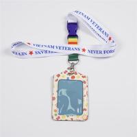 CH Wholesale Sublimation Printing Polyester Lanyards With Logo Custom Certification Keychain OEM ODM ECO Promotion Event Gifts