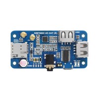 SIM7600G-H 4G HAT (B) para Raspberry Pi-LTE Cat-4 4G/3G/2G, Placa de Desarrollo M2M/IoT con Posicionamiento GNSS de Banda Global