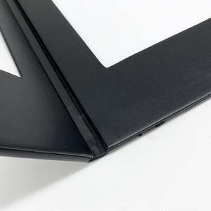 Petit MOQ, Menu LED Lumineux en Similicuir Noir, Format A4 (Lettre/Legal), Double Page, Panneau de Menu LED Éclairé - Product Image 5