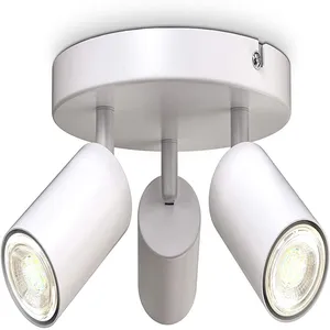 Aluminium Einstellbarer GU10 MR16 E27 Scheinwerfer LED-Schienen punkt Down-Beleuchtungs körper Decken leuchten gehäuse Downlight-Leuchte