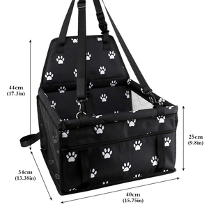 Asiento Elevador Portátil y Transpirable para Perros con Cinturón de Seguridad para Viajes - Product Image 1