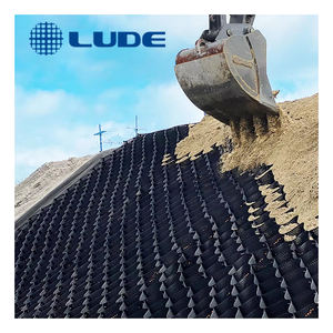 <span class=keywords><strong>ROAD</strong></span> Brand HDPE Geocell Mur de soutènement Grille d'herbe en plastique pour la protection des pentes de route Pavé Béton Geocell - Product Image 3