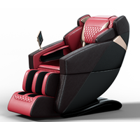 Fauteuil de massage intelligent 3D à gravité zéro de luxe, fonction musicale Bluetooth, massage complet du cou, du corps et des pieds, spa portable à domicile