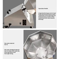 Mélangeur alimentaire industriel, tambour rotatif octogonal, mélangeur automatique, machine à enrober de sucre