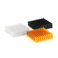 Disipador de Calor Personalizado para Chips South y North Bridge, Enfriador de Placa Base PCB, Aletas de Enfriamiento de Aluminio Forjado en Frío y Anodizado