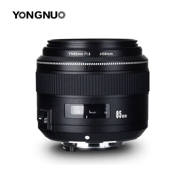 YONGNUO — objectif af yn 85mm F1.8N Standard et moyen, téléobjectif fixe à mise au point, pour Nikon D3200/D3300/D3400/D5200/D750/D850