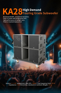 Sistema de Sonido Profesional Pasivo KA208/KA28, Juego de Altavoces con Subwoofer Doble de 8 y 18 Pulgadas para Fiestas, Música DJ, Exteriores - Product Image 4