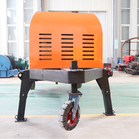 Bomba de Mortero Eléctrica Mini para Construcción Secundaria, Máquina de Bombeo de Hormigón para Columnas