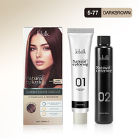 Jelsilk Krim Pewarna Rambut Herbal Bebas Amonia Mudah Digunakan Formula Keratin Profesional Warna Tahan Lama Melembapkan Rambut