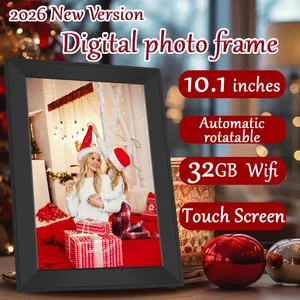 Cadre photo numérique 101 pouces 32 Go WiFi Écran tactile avec rotation automatique vidéo/musique Partage de photos via l'application UHale Cadeau de Noël - Product Image 3