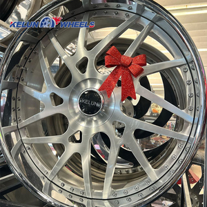 ล้อฟอร์จ ขอบ 5x114.3 สีทองปัดเงา สีเงิน ขอบเว้า สำหรับรถกระบะ ขนาด 24 นิ้ว - Product Image 3