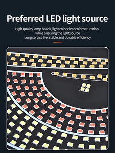 أفضل المبيعات من مصابيح العين الشيطية الديناميكية، ملصقات زينة للسيارات، شاشات عرض LED لمصابيح السيارات الأمامية - Product Image 3