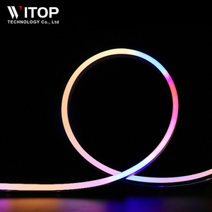 12*18MM DMX512RGB lámpara lineal Flexible de silicona tira de luz Flexible de neón 12V luces de colores Rgb Led Flexible Strins - Product Image 2
