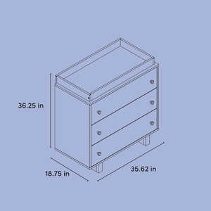 <span class=keywords><strong>Commode</strong></span> à 3 tiroirs durable avec table à <span class=keywords><strong>langer</strong></span> <span class=keywords><strong>amovible</strong></span>, finition avoine givrée, pour chambre de bébé et enfant, vente en gros usine - Product Image 5